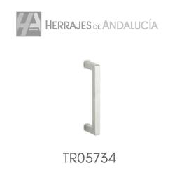Tirador mueble Kube 204mm acero inoxidable | Herrajes de Andalucía