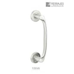 Manillon con rosetas acero inoxidable zeus 252mm