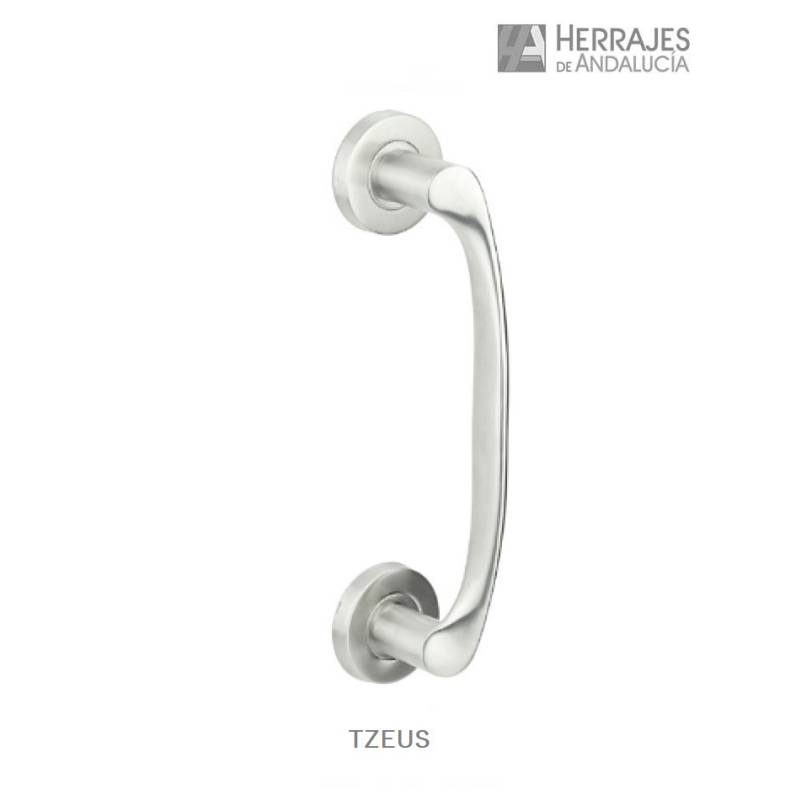 Manillón puerta con roseta Zeus-Herrajes de Andalucía