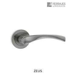 Manivela con roseta ZEUS Inox AISI-304 122x52mm | Herrajes de Andalucía
