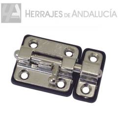 Cerrojo A-602 50mm cromo brillo | Herrajes de Andalucía