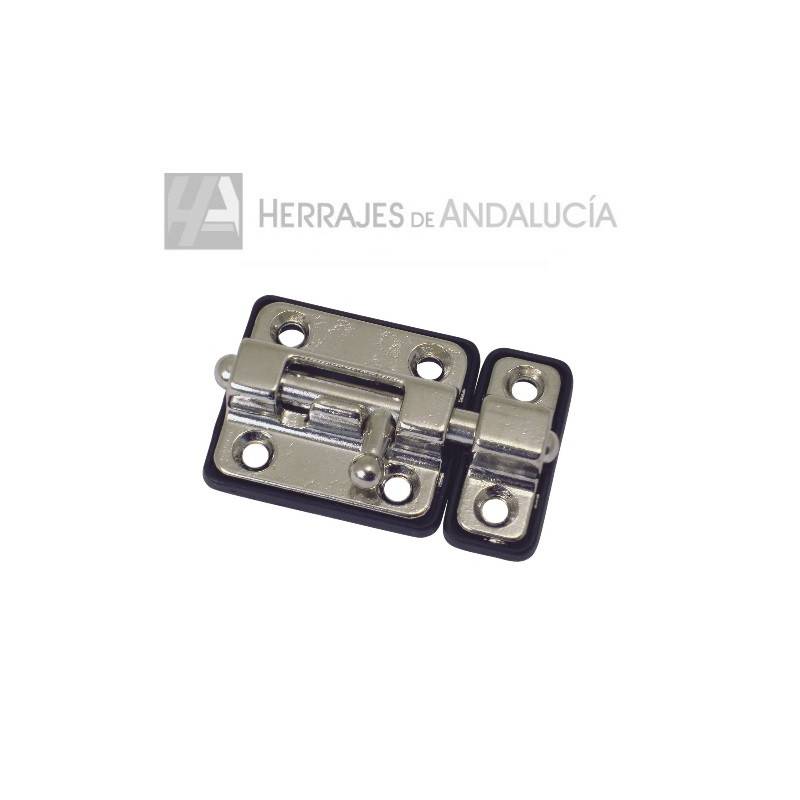 Cerrojo A-602 50mm cromo brillo | Herrajes de Andalucía