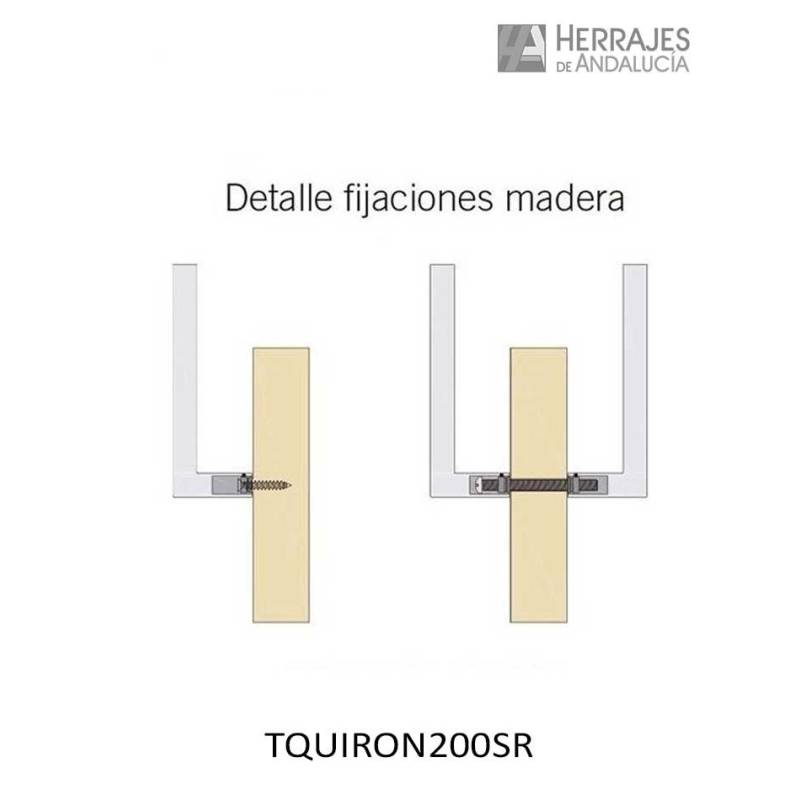 Manillón cuadrado 200mm-Herrajes de Andalucía