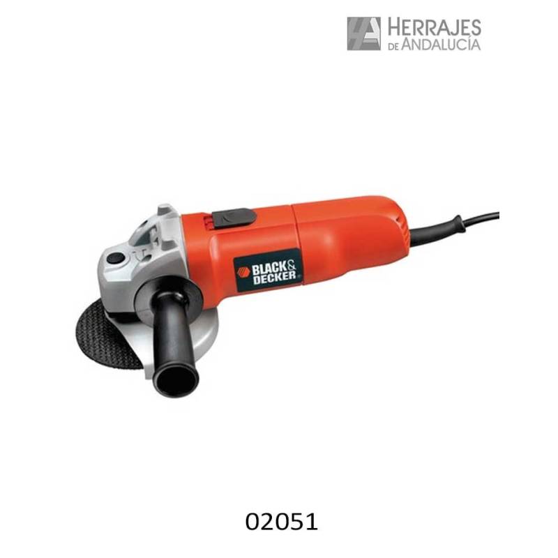 BLACK DECKER MINI AMOLADORA 710 W 115 MM CON EMPUÑADURA 