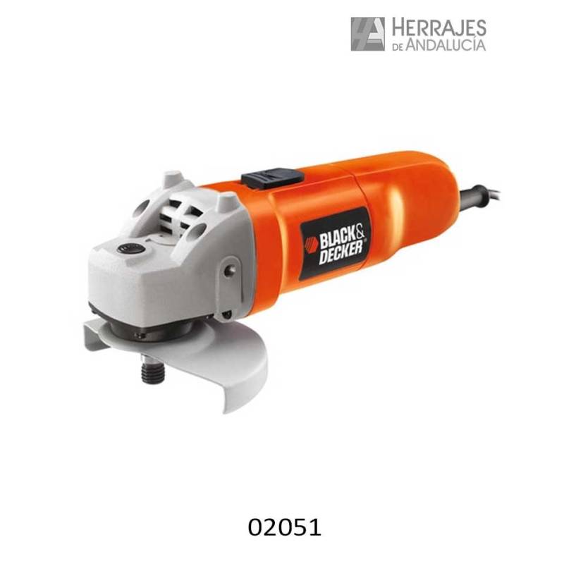Mini amoladora BLACK+DECKER 710W 115mm | Herrajes de Andalucía