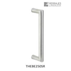Manillón Hebe 250 acero inoxidable sin rosetas-Herrajes de Andalucía