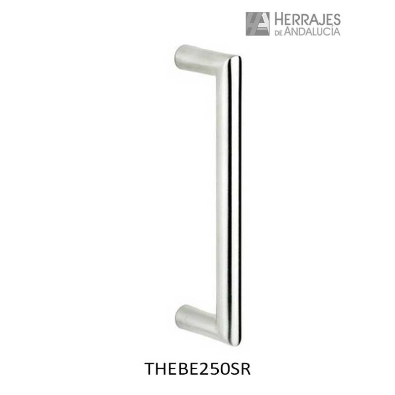 Manillón Hebe 250 acero inoxidable sin rosetas-Herrajes de Andalucía
