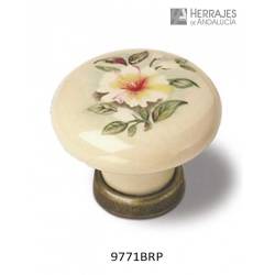 POMO FLORAL DE PORCELANA....