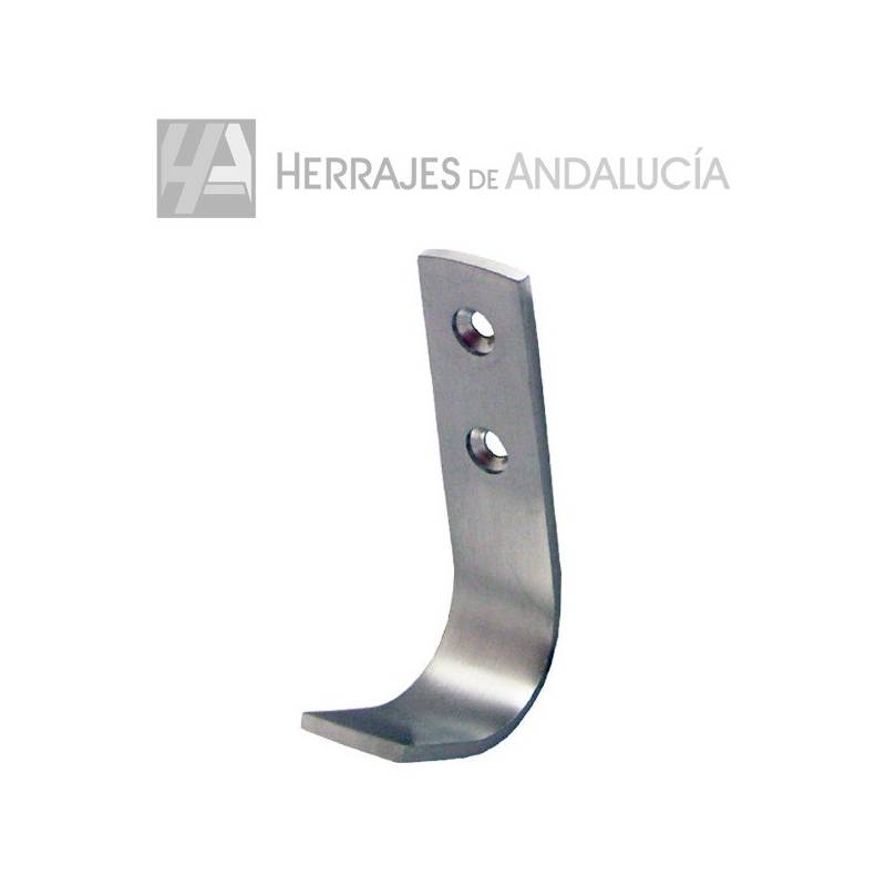Percha Simple 70×42mm Cabina Sanitaria | Herrajes de Andalucía