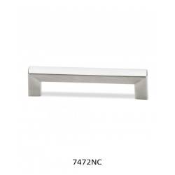 Tirador Square níquel cepillado 96 mm | Herrajes de Andalucía