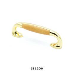 Tirador mueble Haya 96x15mm dorado brillo | Herrajes de Andalucía