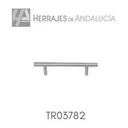 Tirador modular 1212 inox aisi304 160mm entre cogidas