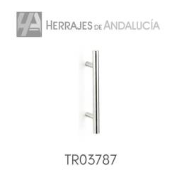 Tirador modular 1212 inox aisi304 320mm entre cogidas