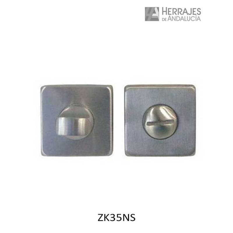 Condena puertas de paso 35x35mm niquelada | Herrajes de Andalucía