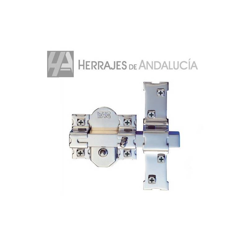Cerrojo FAC HN N301RP/80 Níquel | Herrajes de Andalucía