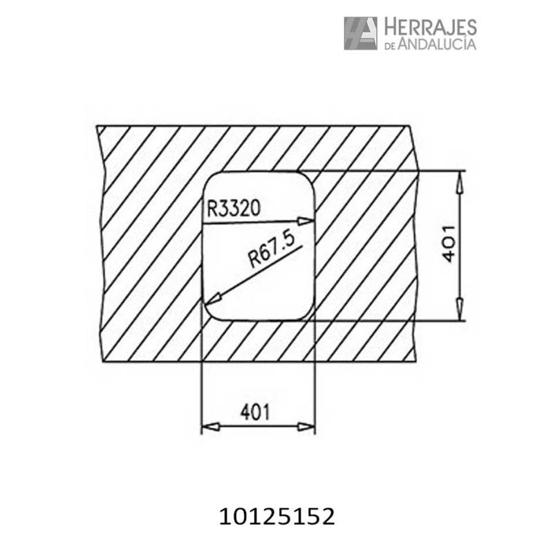 Fregadero Teka bajo encimera Be 40.40 | Herrajes de Andalucía
