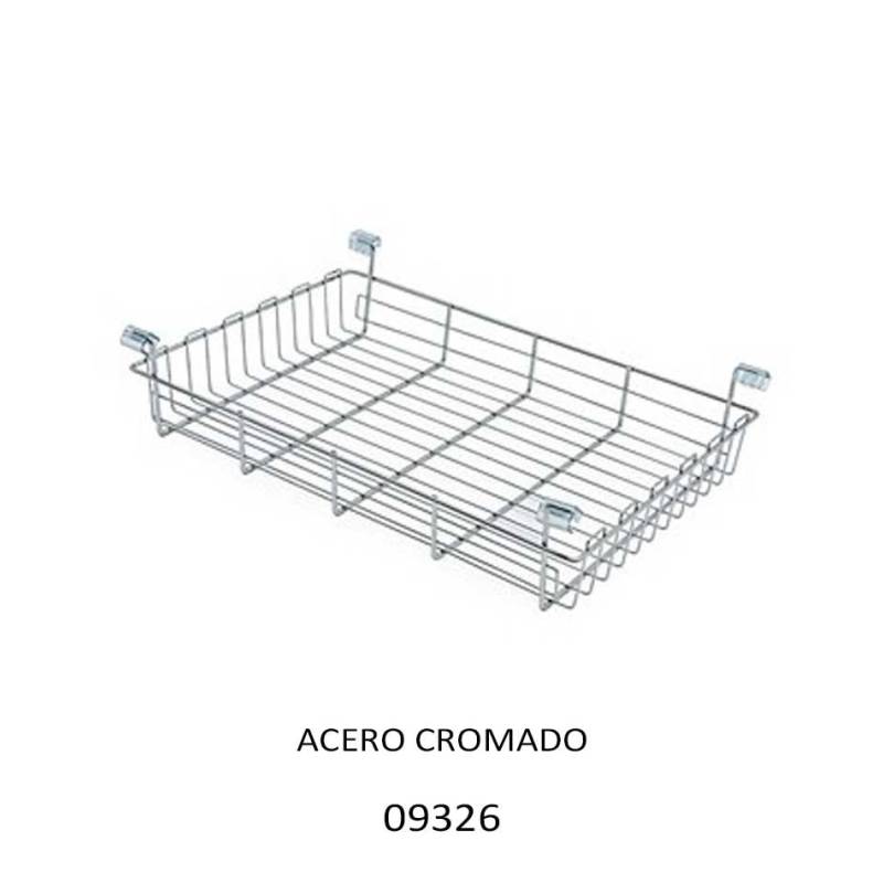 Cesta Multiuso 800 mm acero cromado hasta 30kg | Herrajes de Andalucía