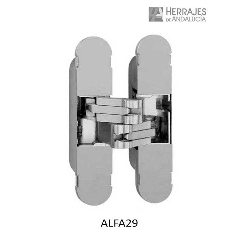 Bisagra oculta reversible Alfa 29-Herrajes de Andalucía