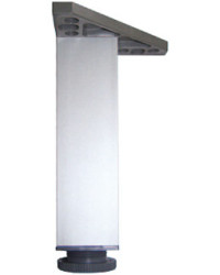 Pata de aluminio cuadrada regulable diametro 40x40mm altura 80mm