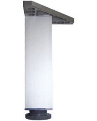 Pata de aluminio cuadrada regulable diametro 40x40mm altura 100mm