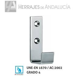 Percha Simple Inox 60mm | Herrajes de Andalucía