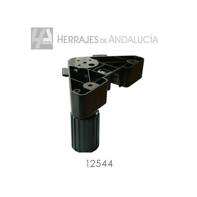 Pata mueble negra alta resistencia – Herrajes de Andalucía