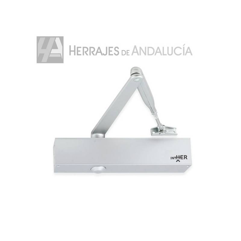 Cierrapuertas sin Retenedor Plata CTB81 | Herrajes de Andalucía