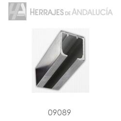 Perfil superior de aluminio de 3 mts alfa 12