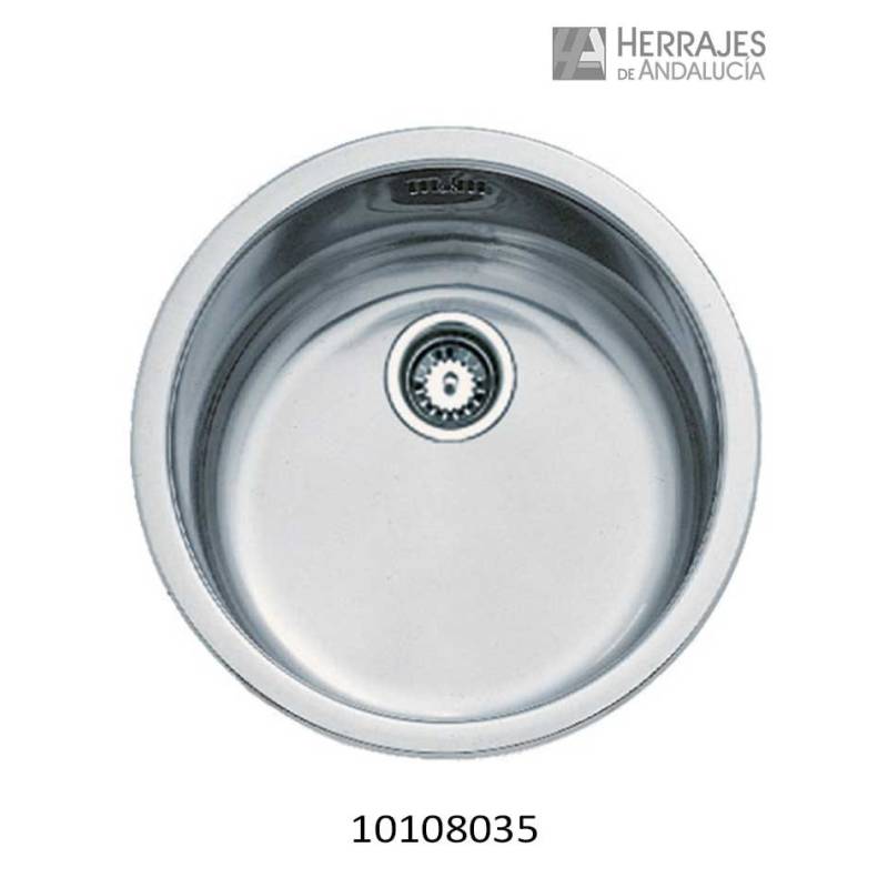 Fregadero una cubeta 45 cm con escurridor Acero Inoxidable | Herrajes de Andalucía