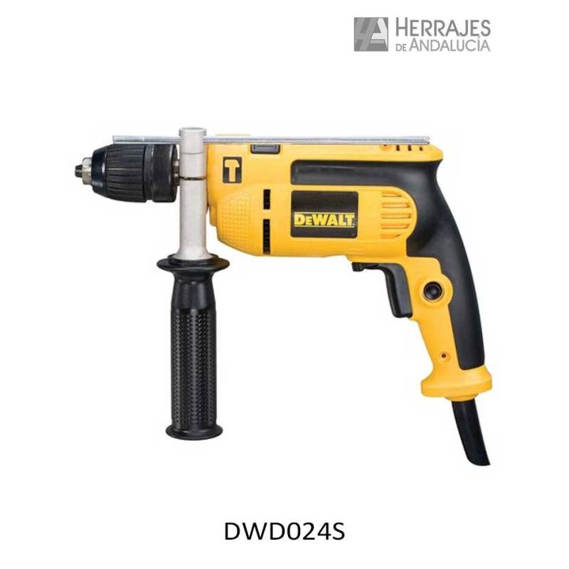 Taladro percutor de 701W Modelo DWD024S Marca Dewalt-Herrajes de Andalucía