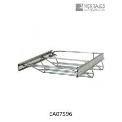 Zapatero para armario cromado 600/1000-Herrajes de Andalucía