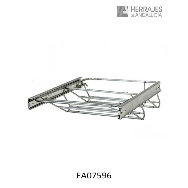 Zapatero para armario cromado 600/1000-Herrajes de Andalucía