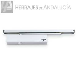 Cierrapuertas guia deslizante regulable 2-4 rf ctg65 plata