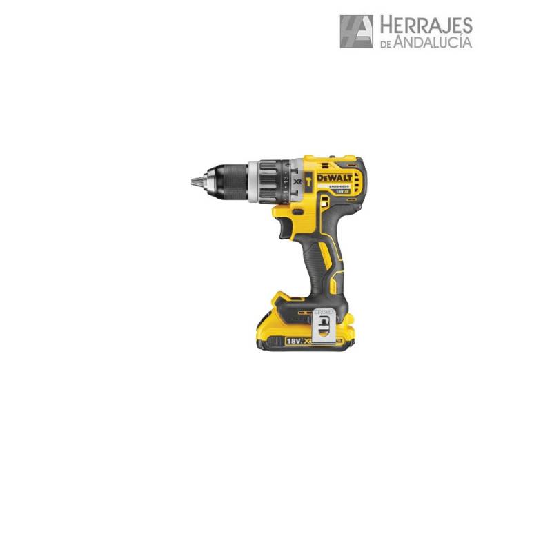 Taladro percutor a batería con motor Brushless Marca DeWALT-Herrajes de Andalucía