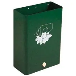 PAPELERA 1 VERDE OSCURO