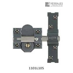 Cerrojo sobreponer 105mm bombillo 50mm-Herrajes de Andalucía