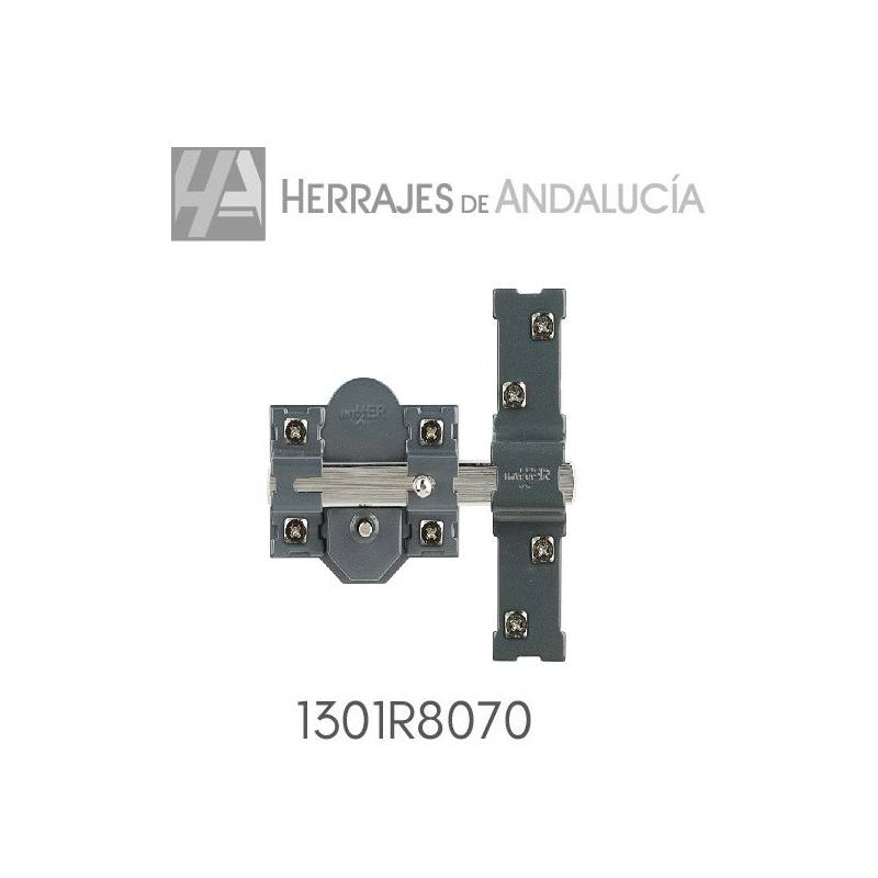 Cerrojo 1301R/80 Botón Cilindro 70mm | Herrajes Andalucía