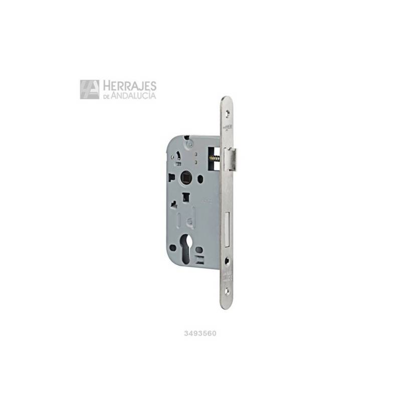 Cerradura embutir 349-33 F20/60 inox | Herrajes de Andalucía