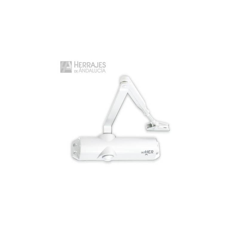 Cierrapuertas CTB69 con Retención – Blanco | Herrajes de Andalucía