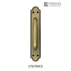 Manillon mod1767 con placa cuero satinado 240x45mm