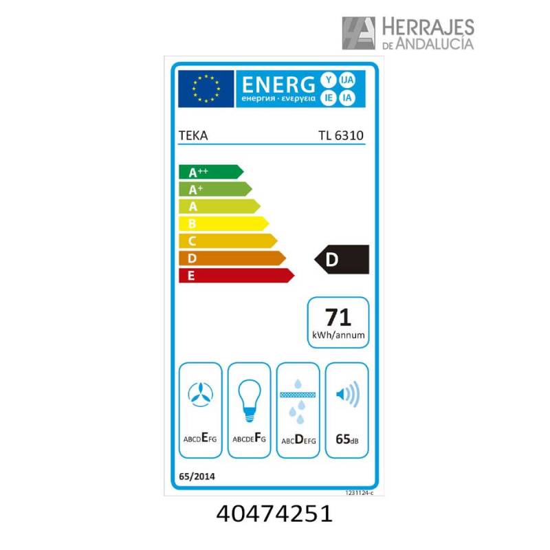 Campana extensible 6310 blanca – Herrajes de Andalucía