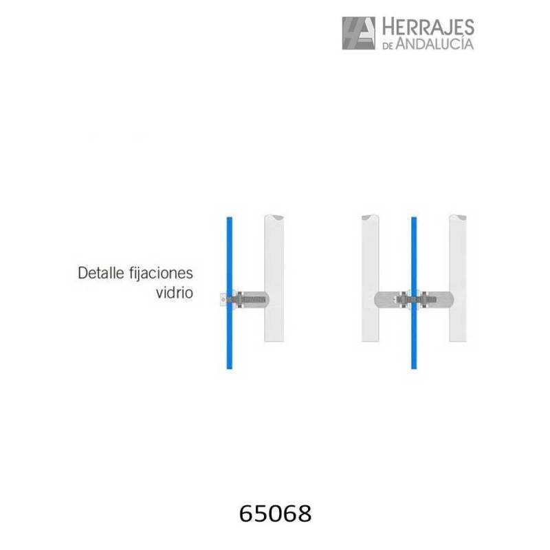 Manillón 1230C INOX 304 600mm Inther| Herrajes de Andalucía