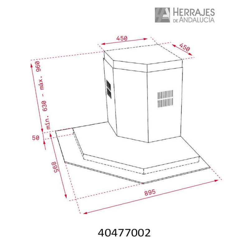 Campana TEKA DQ2 985 Clase A | Herrajes de Andalucía