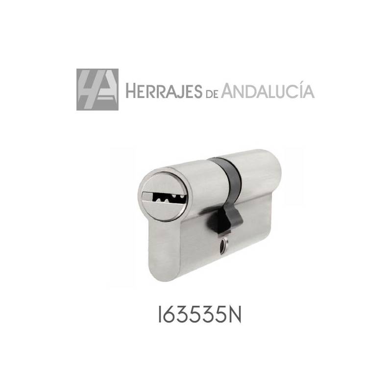 Cilindro básico I6 35x35mm níquel | Herrajes de Andalucía