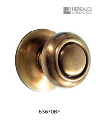 Pomo puerta entrada bronce francÉs 70mm