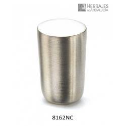 Mini pomo redondo níquel cepillado 24x15 mm | Herrajes de Andalucía