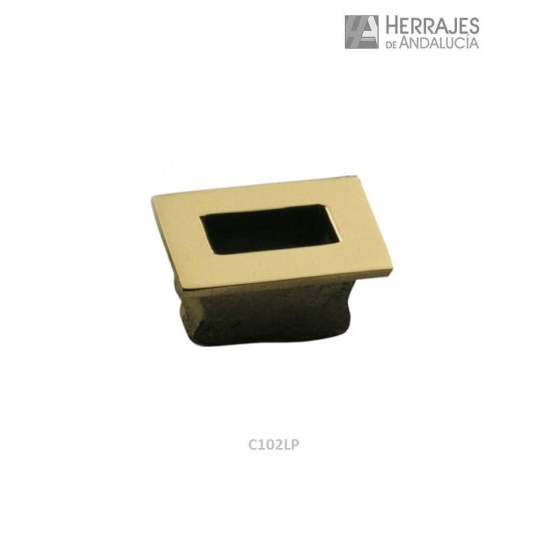 Casquillos Puertas 18x8 mm Latón Brillo | Herrajes de Andalucía