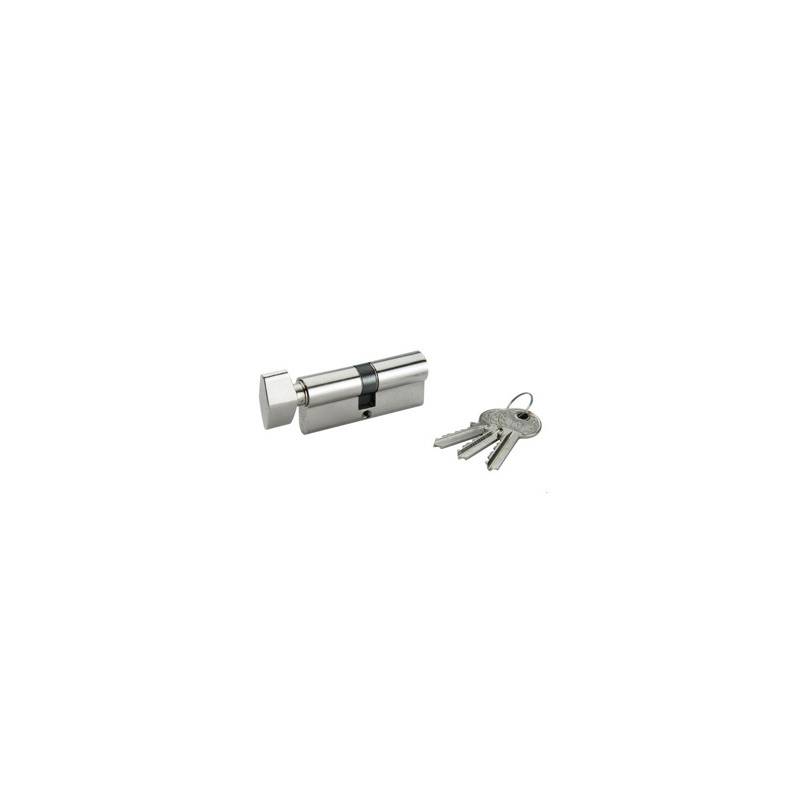 Cilindro serreta pomo 30x40mm níquel-Herrajes de Andalucía