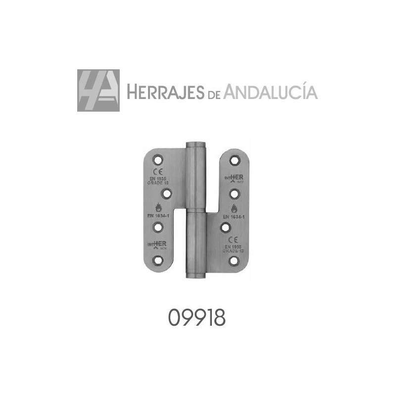 Bisagra sin remate canto redondo hasta 120kg derecha-Herrajes de Andalucía