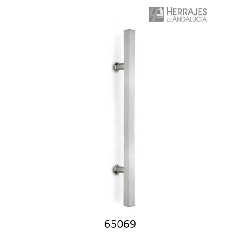 Manillón cuadrado 1230C inoxidable 650mm-Herrajes de Andalucía